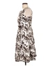 Robbie Bee 100% Polyester Paisley Brown Casual Dress Size 10 - photo 5