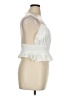 Sim & Sam 100% Cotton White Sleeveless Blouse Size XL - photo 4