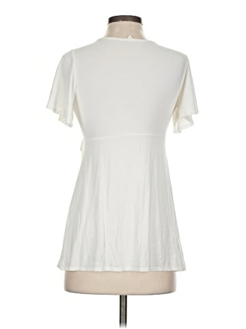 Pink Blush Short Sleeve Top - back