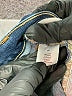JCPenney Solid Blue Jeans Size 14 - photo 4