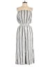Cotton Candy LA 100% Cotton Stripes Gray Jumpsuit Size M - photo 1