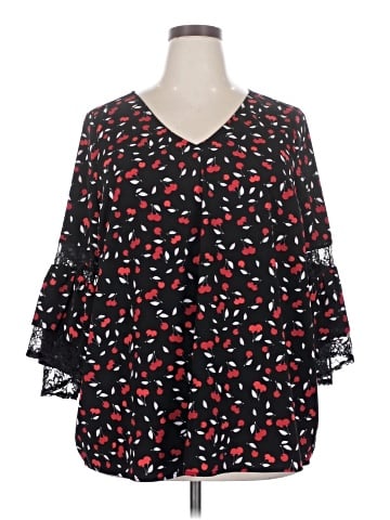Lane Bryant 3/4 Sleeve Blouse (view 1)