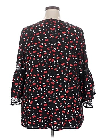 Lane Bryant 3/4 Sleeve Blouse (view 2)