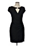 Cache Solid Black Cocktail Dress Size 12 - photo 1