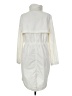 Banana Republic 100% Polyester Ivory Raincoat Size M - photo 2