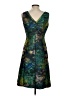 Etcetera 100% Polyester Camo Green Cocktail Dress Size 0 - photo 2