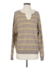 American Eagle Outfitters 100% Recycled Polyester Stripes Gray Pullover Sweater Size S - photo 1