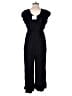Ingrid + Isabel 100% Rayon Solid Black Jumpsuit Size Med Maternity (2) - photo 2