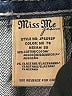 Miss Me Hearts Silver Jeans Size 25 waist - photo 9