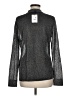 Whistles Metallic Silver Long Sleeve Blouse Size M - photo 2