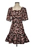Keepsake 100% Polyester Floral Black Casual Dress Size XS - photo 1