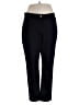 Alfani Solid Black Casual Pants Size 16 - photo 1