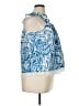 Cupio 100% Cotton Blue Sleeveless Blouse Size XL - photo 4