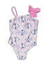 Disney Argyle Pink One Piece Swimsuit 12-18 MO / 18 MO - photo 1