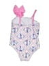 Disney Argyle Pink One Piece Swimsuit 12-18 MO / 18 MO - photo 2