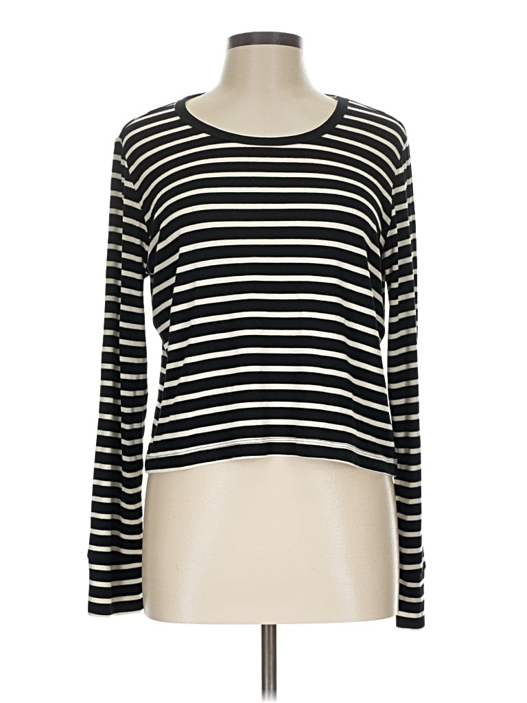 Pre-owned Lna Long Sleeve T-shirt In Ivory