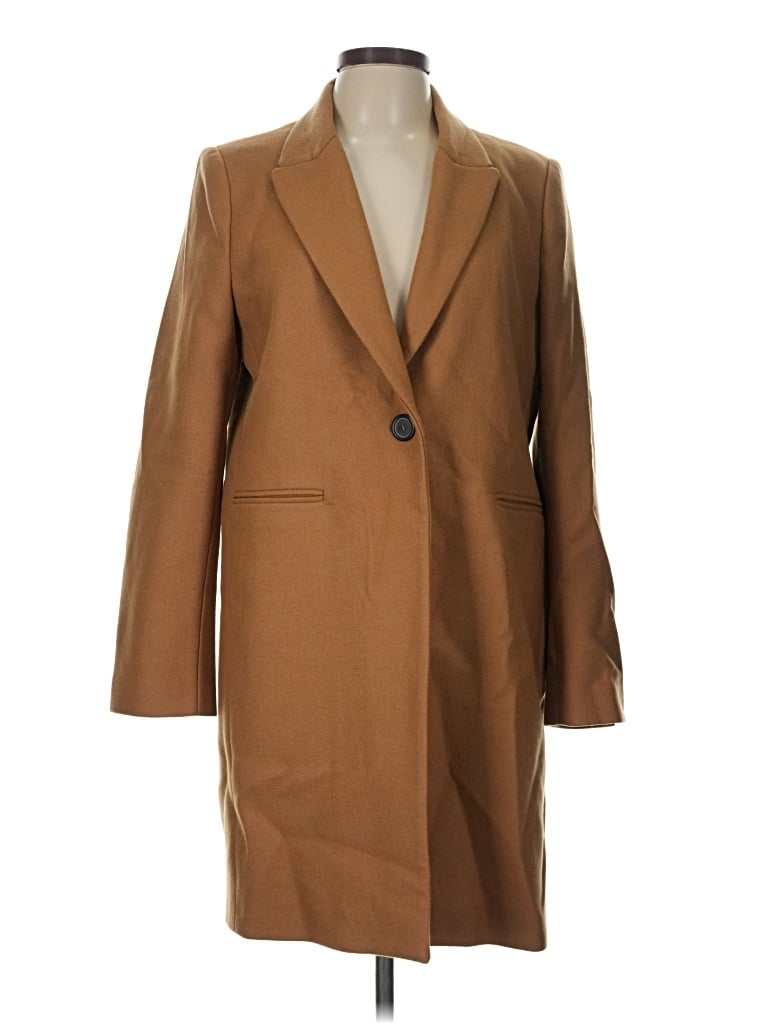 Pre-owned Zara Coat In Brown