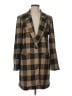 Sanctuary 100% Spandex Plaid Brown Coat Size L - photo 1