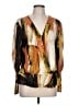 DKNY Gold 3/4 Sleeve Blouse Size L - photo 1