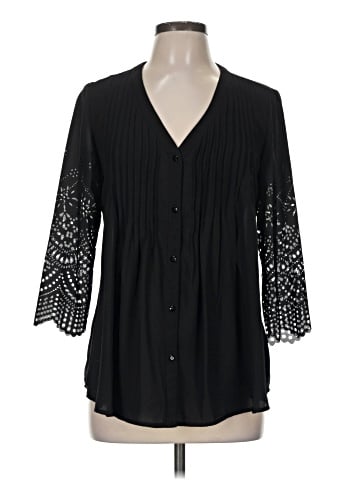 NY Collection 3/4 Sleeve Blouse (view 1)