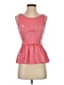Deletta Pink Sleeveless Blouse Size XS - photo 1