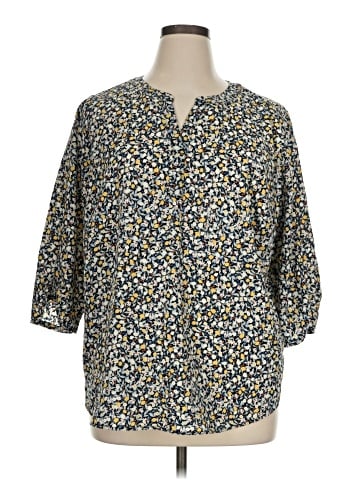 Cj Banks 3/4 Sleeve Blouse (view 1)