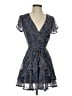 Blue Rain 100% Polyester Paisley Blue Casual Dress Size XS - photo 1
