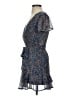 Blue Rain 100% Polyester Paisley Blue Casual Dress Size XS - photo 5