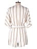 Lush 100% Rayon Stripes Ivory Romper Size L - photo 2