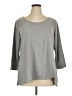 Natori Gray 3/4 Sleeve Top Size XL - photo 1