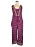 Sundance 100% Viscose Hearts Purple Jumpsuit Size XL - photo 1