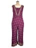 Sundance 100% Viscose Hearts Purple Jumpsuit Size XL - photo 2