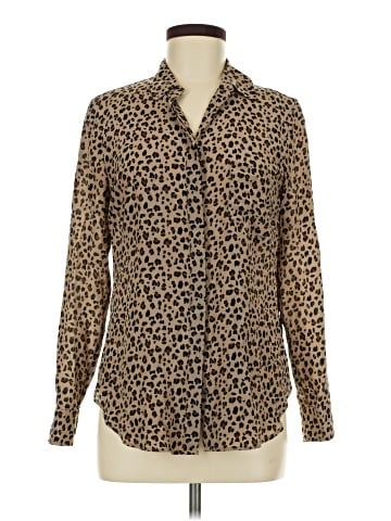 J.Crew Long Sleeve Silk Top (view 1)