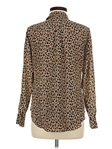J.Crew Long Sleeve Silk Top (view 2)