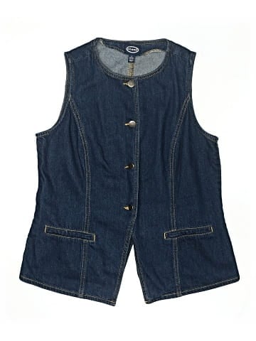 Scoop Denim Vest (view 1)
