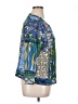 MULTIPLES 100% Polyester Blue Cardigan Size 1X - photo 4