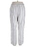 Nic + Zoe Stripes Silver Casual Pants Size 14 - photo 2
