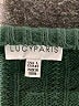 Lucy Paris Solid Green Pullover Sweater Size L - photo 7