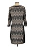 AA Studio AA Chevron-herringbone Gray Casual Dress Size 10 - photo 2