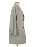 Ann Taylor 100% Polyester Gray Trenchcoat Size S - photo 4