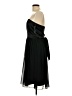 AGB 100% Polyester Solid Black Cocktail Dress Size 8 - photo 5