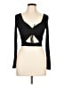 21 Saints Black Long Sleeve Top Size L - photo 1