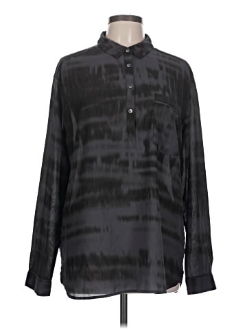 CALVIN KLEIN JEANS Long Sleeve Button-Down Shirt (view 1)