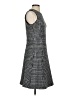 J. McLaughlin Houndstooth Gray Black Casual Dress Size S - photo 4
