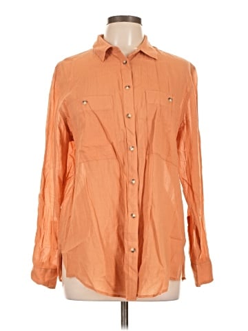 Club Monaco Long Sleeve Button-Down Shirt (view 1)