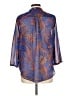 Liz Claiborne Career 100% Polyester Blue Kimono Size L - photo 2