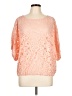 Willi Smith Orange 3/4 Sleeve Top Size L - photo 1