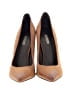 Vera Wang 100% Leather Tan Heels Size 8 1/2 - photo 2