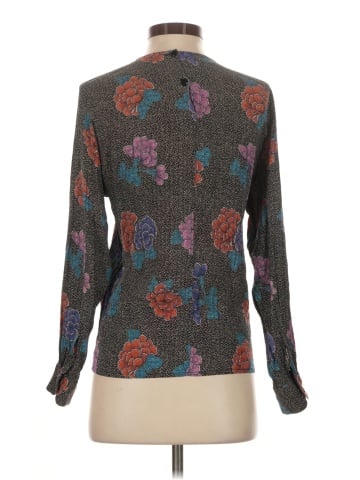 Anne Klein II Long Sleeve Silk Top (view 2)