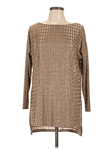 Zara W&B Collection Long Sleeve Blouse (view 1)